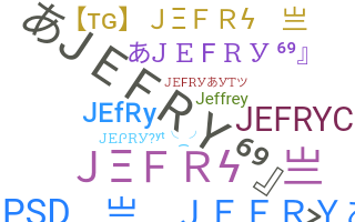 الاسم المستعار - Jefry