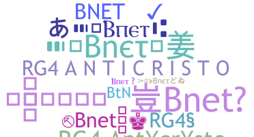 الاسم المستعار - bnet
