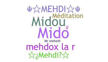 الاسم المستعار - Mehdi