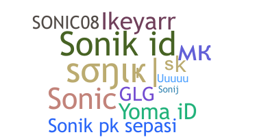 الاسم المستعار - Sonik