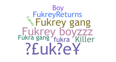 الاسم المستعار - fukrey