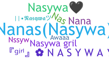 الاسم المستعار - Nasywa