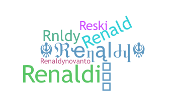 الاسم المستعار - Renaldy