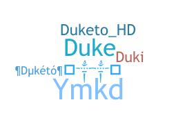 الاسم المستعار - Duketo