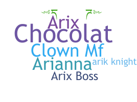 الاسم المستعار - ArIx