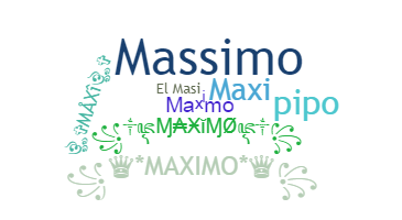 الاسم المستعار - Maximo