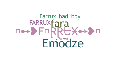 الاسم المستعار - Farrux