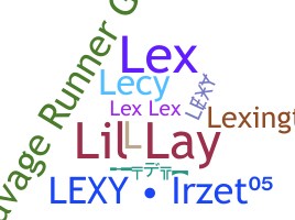 الاسم المستعار - lexy