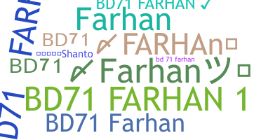 الاسم المستعار - BD71Farhan