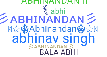الاسم المستعار - Abhinandan