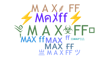 الاسم المستعار - maxff