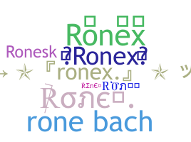 الاسم المستعار - Ronex
