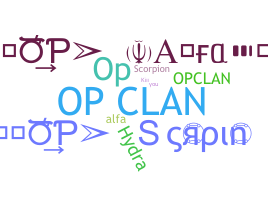 الاسم المستعار - OpClan