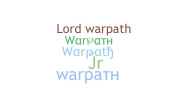 الاسم المستعار - Warpath