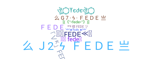 الاسم المستعار - Fede