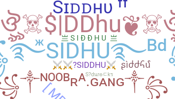 الاسم المستعار - Siddhu