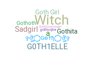 الاسم المستعار - Goth
