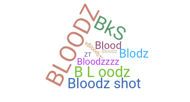 الاسم المستعار - bloodz