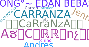 الاسم المستعار - Carranza