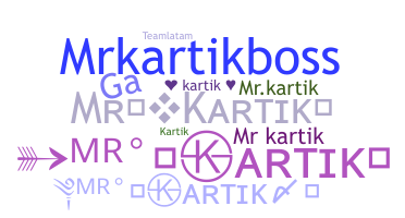 الاسم المستعار - Mrkartik