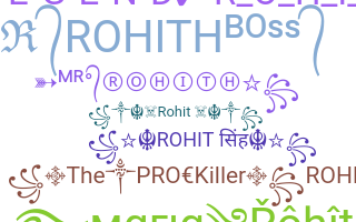 الاسم المستعار - Rohith