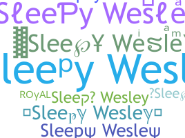 الاسم المستعار - sleepywesley