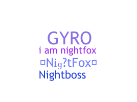 الاسم المستعار - NightFox