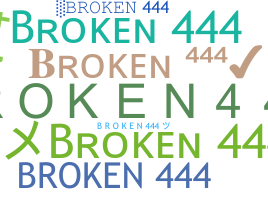 الاسم المستعار - Broken444