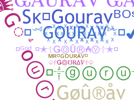 الاسم المستعار - Gourav