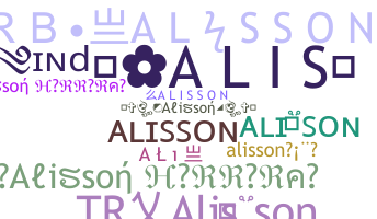 الاسم المستعار - Alisson