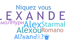 الاسم المستعار - Alexandre