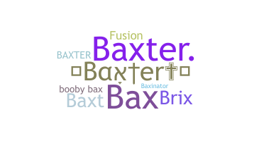 الاسم المستعار - Baxter
