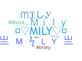 الاسم المستعار - Mily
