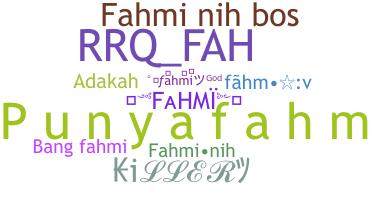 الاسم المستعار - Fahmi