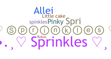 الاسم المستعار - Sprinkles