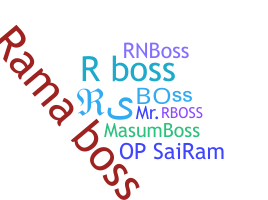 الاسم المستعار - rboss