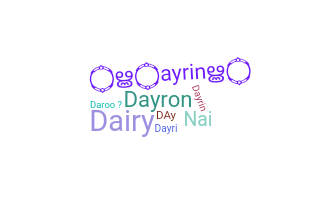 الاسم المستعار - dayrin