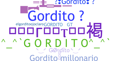 الاسم المستعار - Gordito