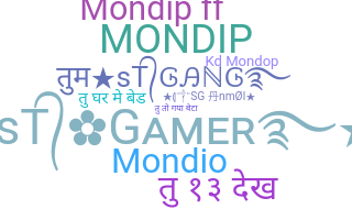 الاسم المستعار - Mondip