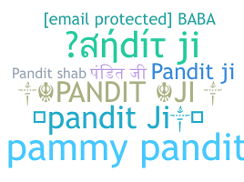 الاسم المستعار - Panditji
