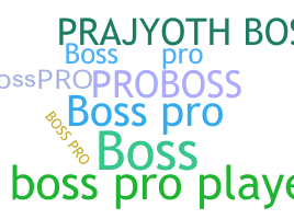 الاسم المستعار - BossPro