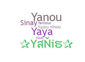 الاسم المستعار - Yanis