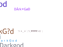 الاسم المستعار - DarkGod