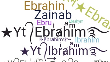 الاسم المستعار - Ebrahim
