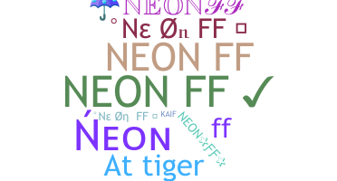 الاسم المستعار - neonff