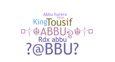 الاسم المستعار - abbu