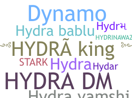 الاسم المستعار - Hydr