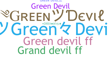 الاسم المستعار - greendevil
