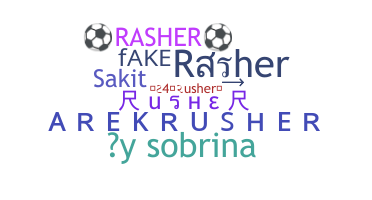 الاسم المستعار - Rasher