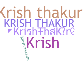الاسم المستعار - KrishThakur